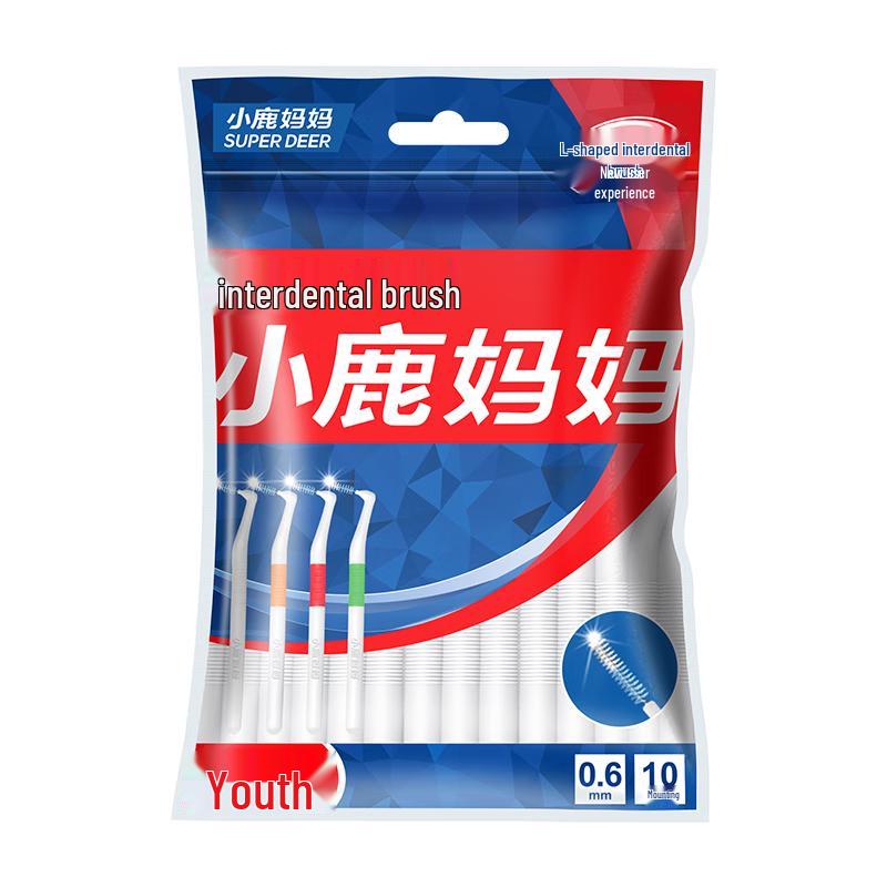 Small Deer Mom L-shaped Interdental Brushes