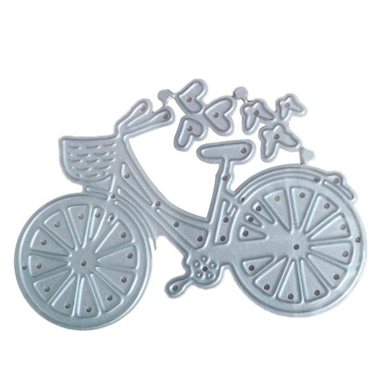 Bicycle Cutting Dies DIY Scrapbooking Emboss Paper Card Craft Punch Stencil
