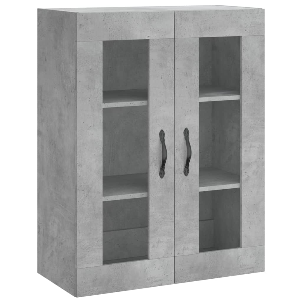Highboard Concrete Grey 69.5 x 34 x 180 cm Particleboard