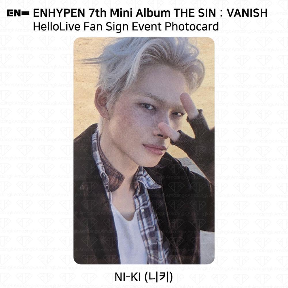 ENHYPEN 7th Mini Album The Sin : Vanish HelloLive VC Event Photocard