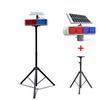Solar Flashing Light Mobile Tripod Stand