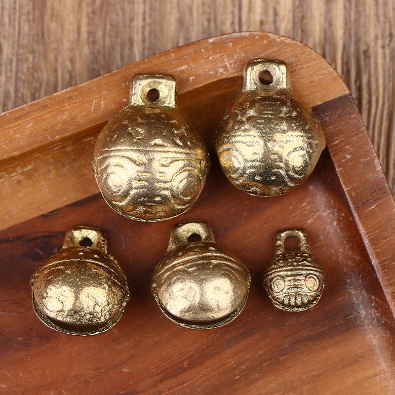 Dog Cat Collar Bells Copper Bells 11Mm14Mm16Mm18Mm20Mm Sound Loud Brass Bells Vintage Mini Craft Bells Animal Pet Bells