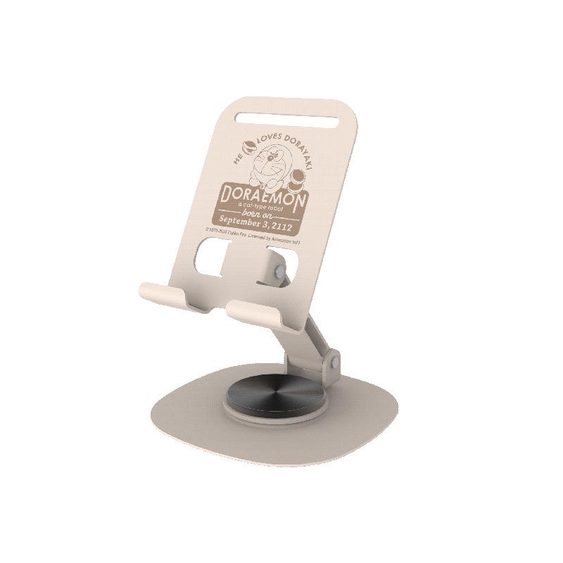 Doraemon New Year Mini 360° Rotating Metal Phone Stand for Desktop Viewing