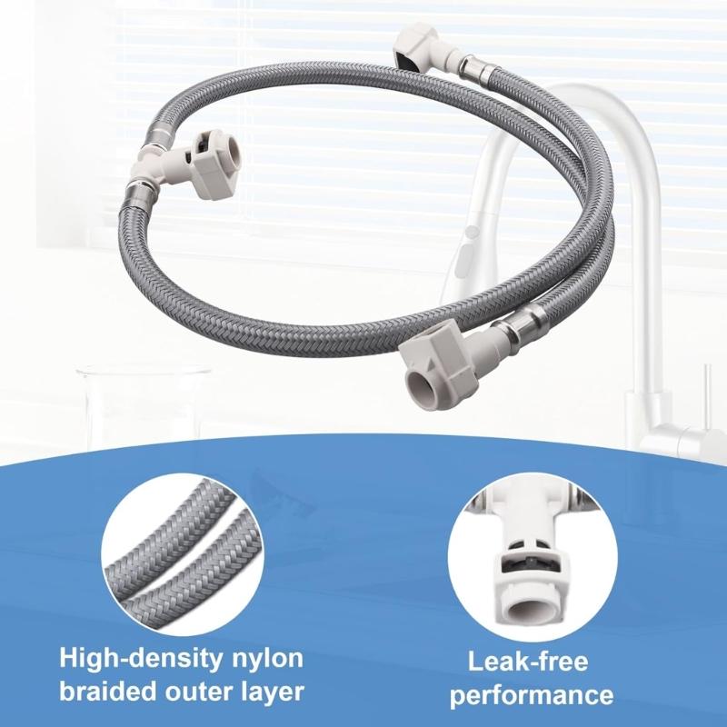 Bathroom Sink Faucet Replacement Hose with Connections 114299 Supply Hose kits for Bathroom Sink Upgrades Enduring