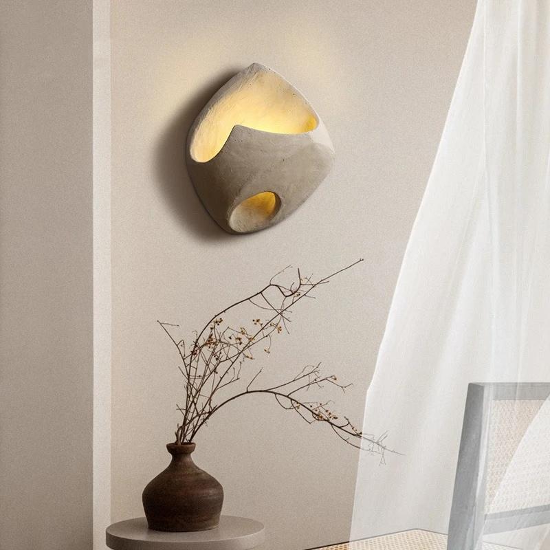 Retro LED Wall Lights, Designer, Villa, Cafe, Bar, Decorative Wall Lights, Nordic Art Style Cement Wall lamp 2025