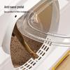 Large Enclosed Cat Litter Box with Detachable Drawer, Easy to Clean & Durable