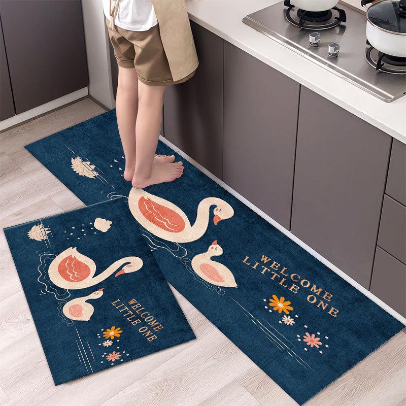 

Minimalist Floor Mat Kitchen Carpet Bathroom Entrance Bathroom Dirt Resistant Mat Floor Mat 40 * 60CM