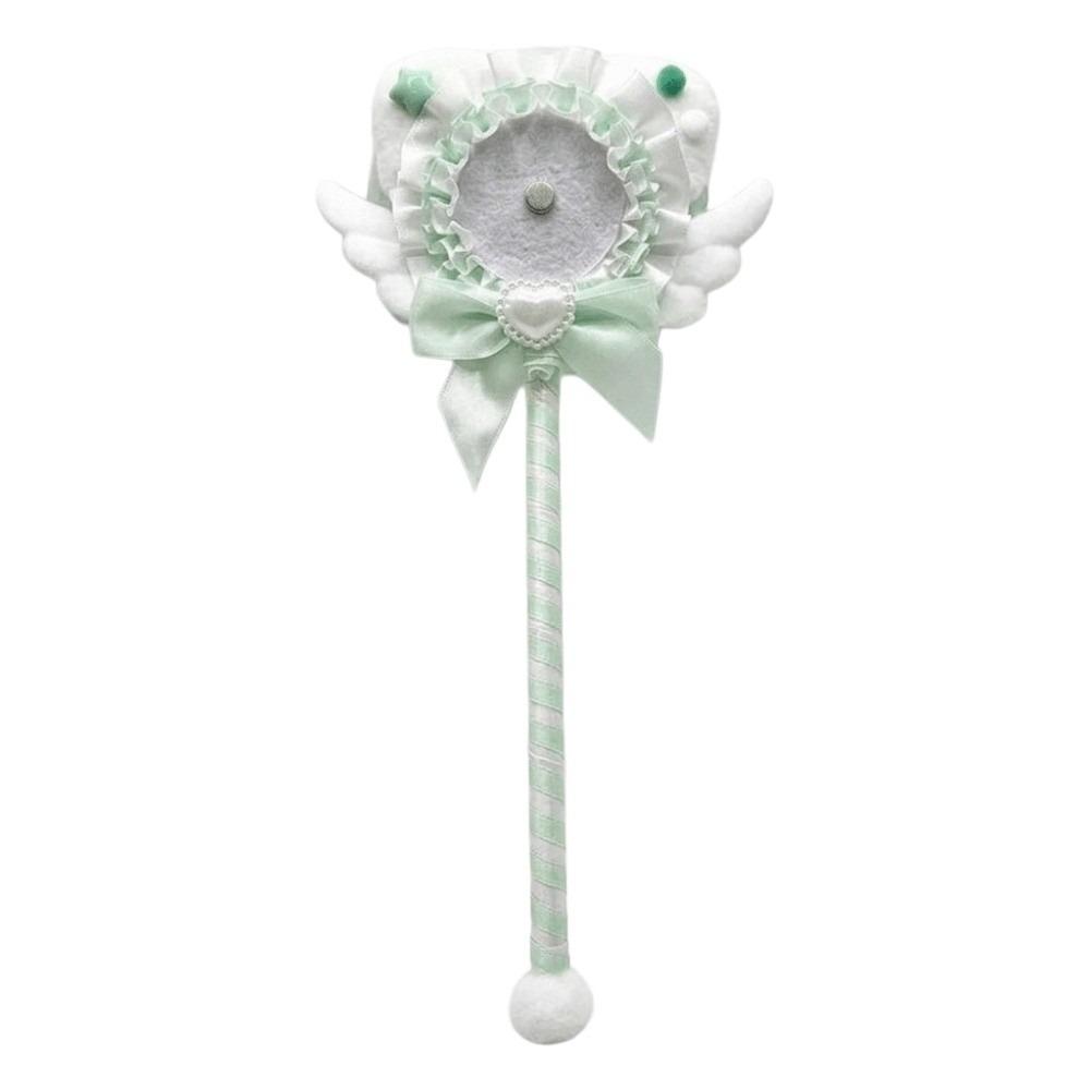 Cat Ears Magnetic Anime Badge Holder Love Heart Bow Badge Magic Wand Cute Ruffle Lace Badge Display Stick Ita Bag Accessories