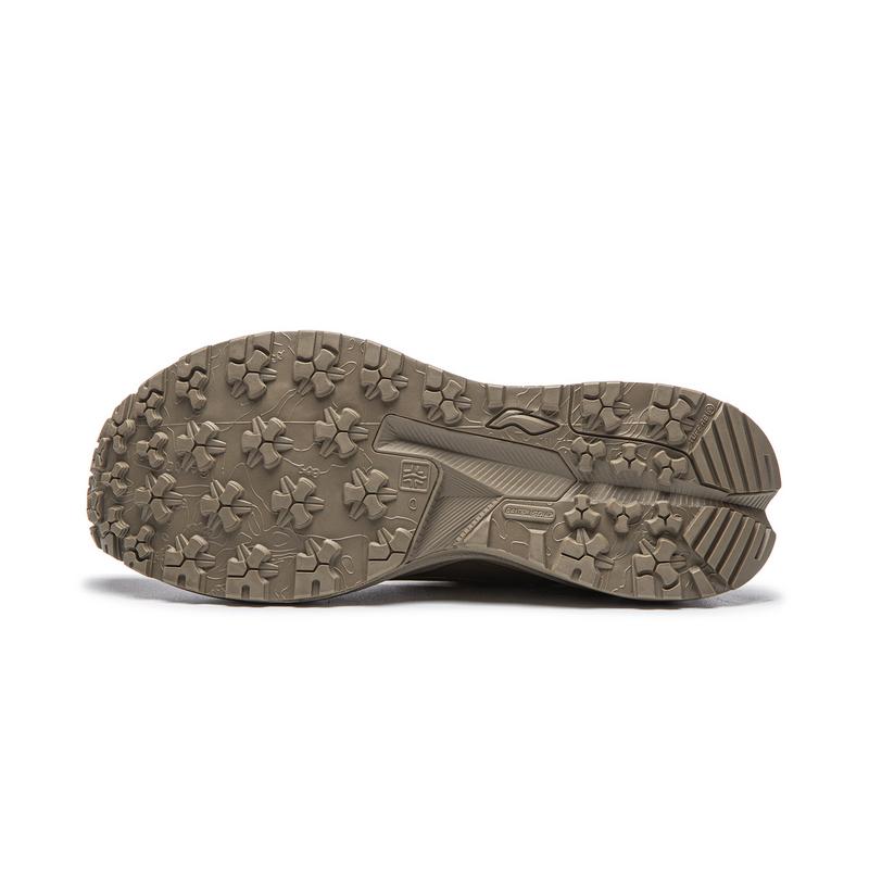 Li Ning Outdoor CF Tracing Xichang 2SE Low top Hiking Shoes Unisex Sand Khaki Teak Brown AHTW069-6