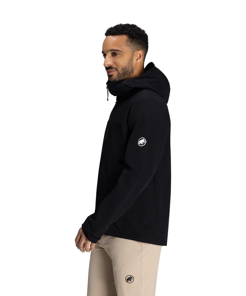 Mammut Trekkers Softshell Hooded Jacket Asian Fit Men'S M11E5Ft007_Bk