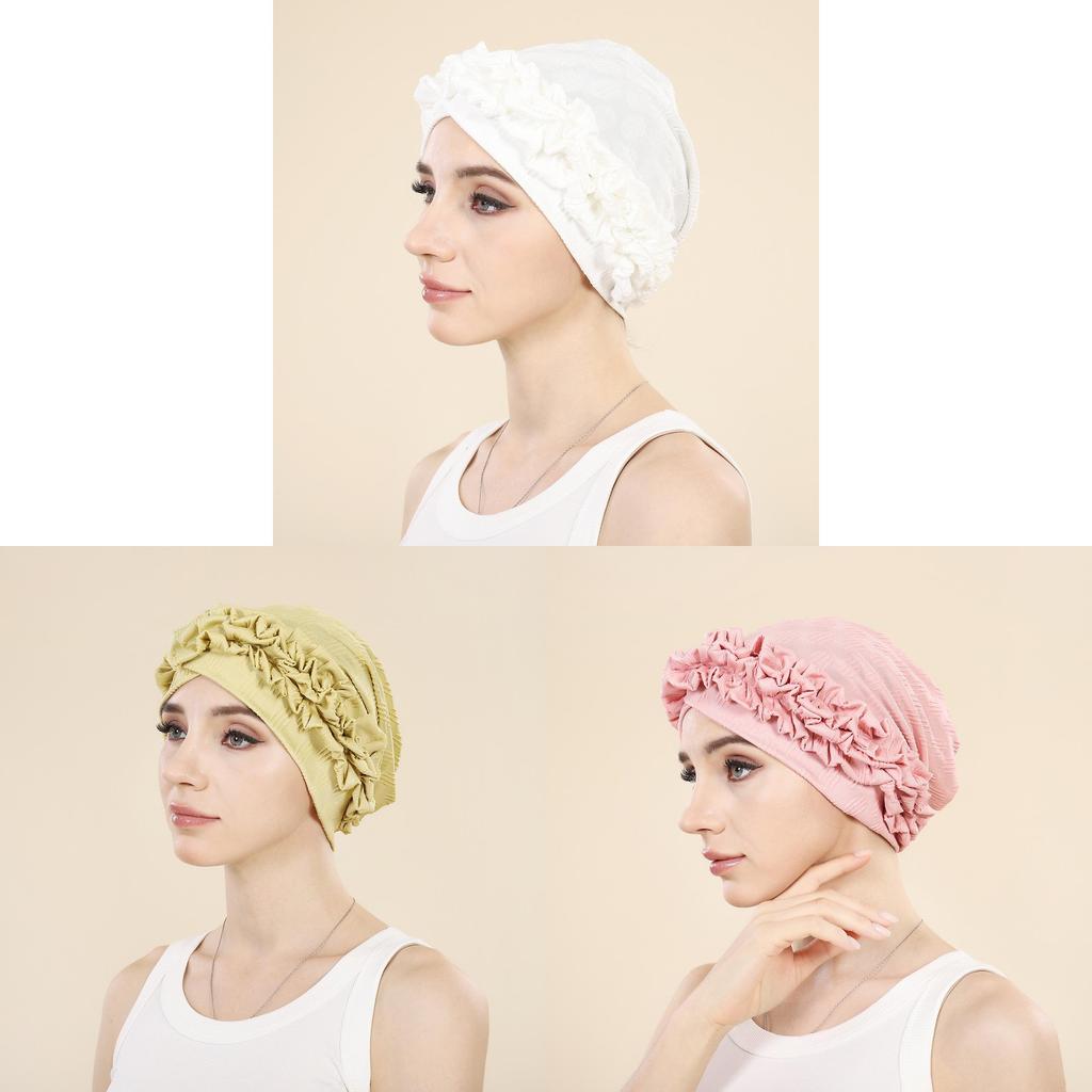 Summer Winter Autumn Spring Unisex Circular Crown Cap With No Brim