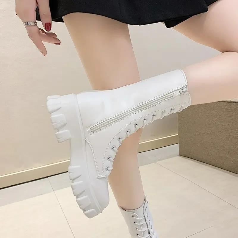 New Boots For Women Autumn Winter High-Top Women'S Boots Fashion Women'S Warm Casual Boots Comfortable Women Platform Shoes