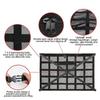 Car Ceiling Storage Net Pocket Auto Stowing Tidying Accessories Car Roof Storage Bag Interior Cargo Net Breathable Mesh Bag