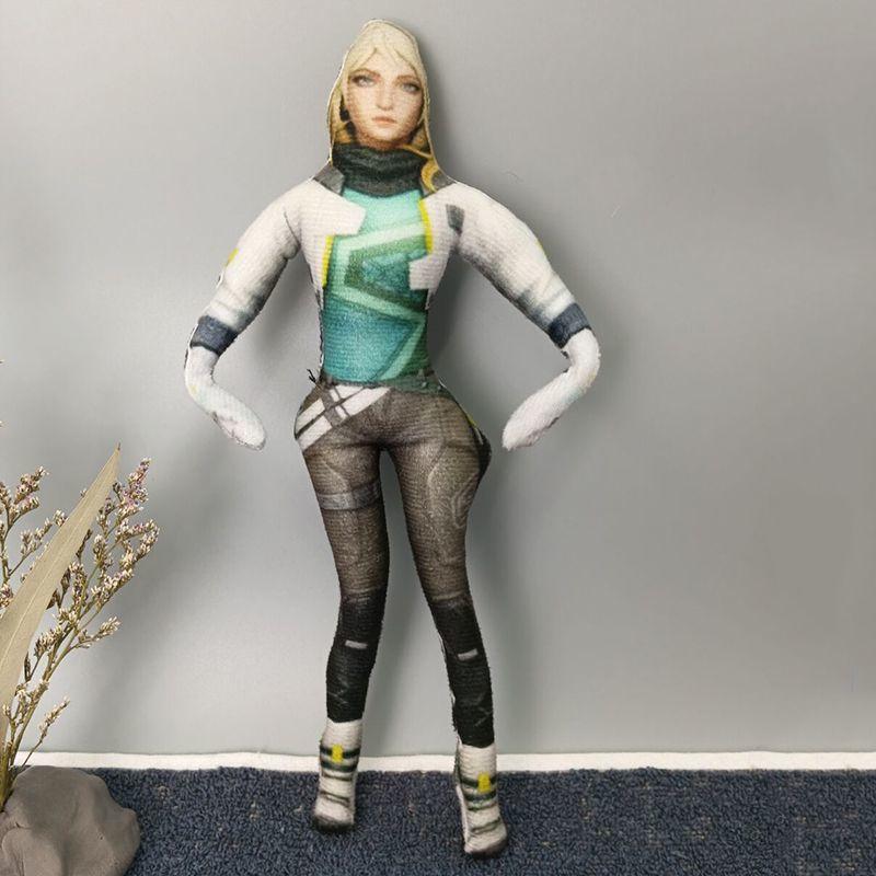 25cm Valorant Action Model Toy Flexible Poseable Character Creative Collection Gift for Fans Desk Decoration
