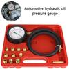 12Pcs Multi-function Oil Pressure Gauge Automotive Hydraulic Oil Pressure Gauge TU-11A Diagnostic Service Set Tools Transmission Pressure Gauge