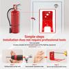 12Pcs Universal Fire Extinguisher Brackets Heavy Duty Wall Mount Holder with Screw & Expansion Tube for Large Small Dry Chemical