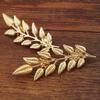 1 Pair Brooch Pins Leaf Shape Decoration Jewelry Long Lasting Lapel Brooches Clothes Decor