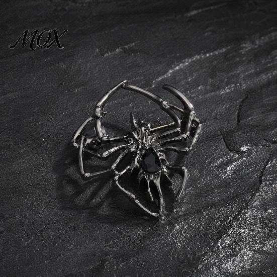Spider Shape Pin Rhinestone Brooch for Men Women, Alloy Lapel Oxidation Resistant Pin, Sweater Cardigan Coat Clothing Accessories, Halloween