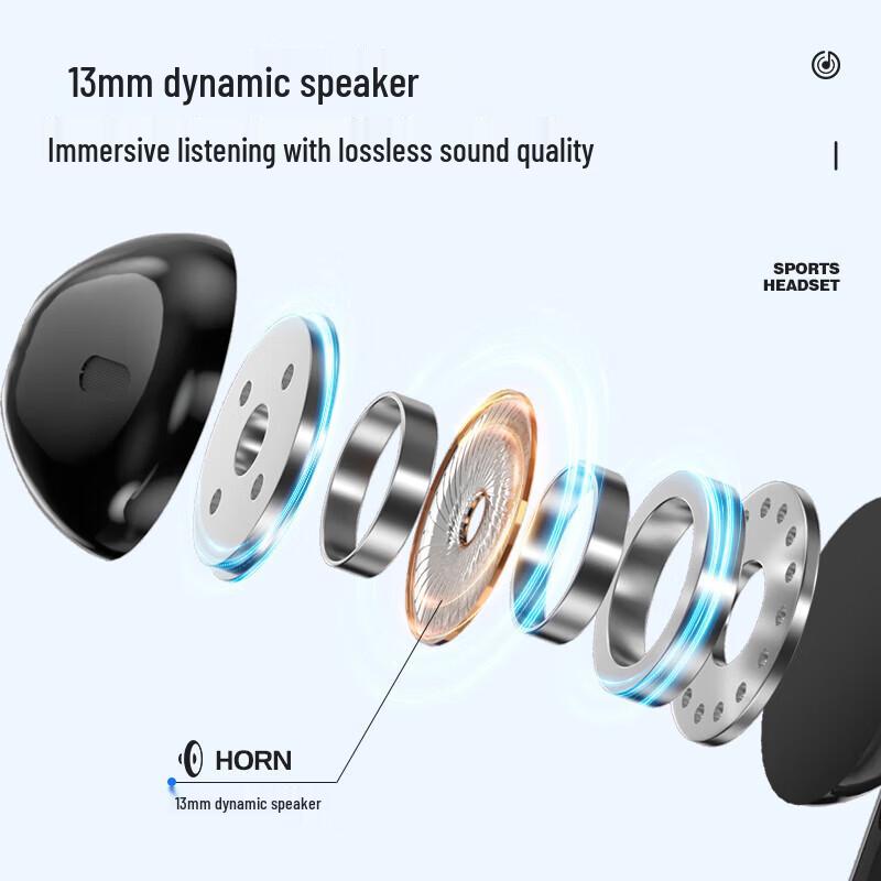 Newman C6 Neckband Wireless Sports Bluetooth Earphones