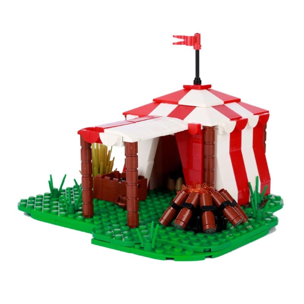 Medieval Scene Building Blocks Snow Sentry Siege Watchtower Siege Engines Ballista Moc Street View Assembled Brick toys