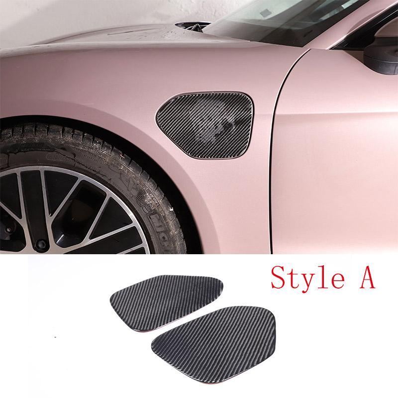 Soft Carbon Fiber for Porsche Taycan 2019-2025 Car Interior Dashboard Center Console Door Decoration Stickers Car Accessories