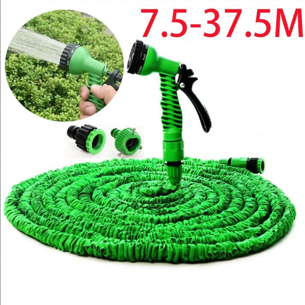7 Spraying Functions Expandable Magic Hose High Pressure Water Sprayer  Car Cleaning