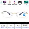 3 PCS Classic Reading Glasses For Men Women  Rimless Design Presbyopic Glasses Blue Light Blocking High Definition Lenses