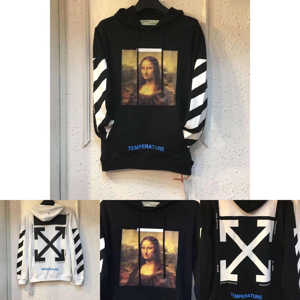 Nwt Virgil Co Abloh Hoodie Plaid Hooded Religion Sweatshirt Painting