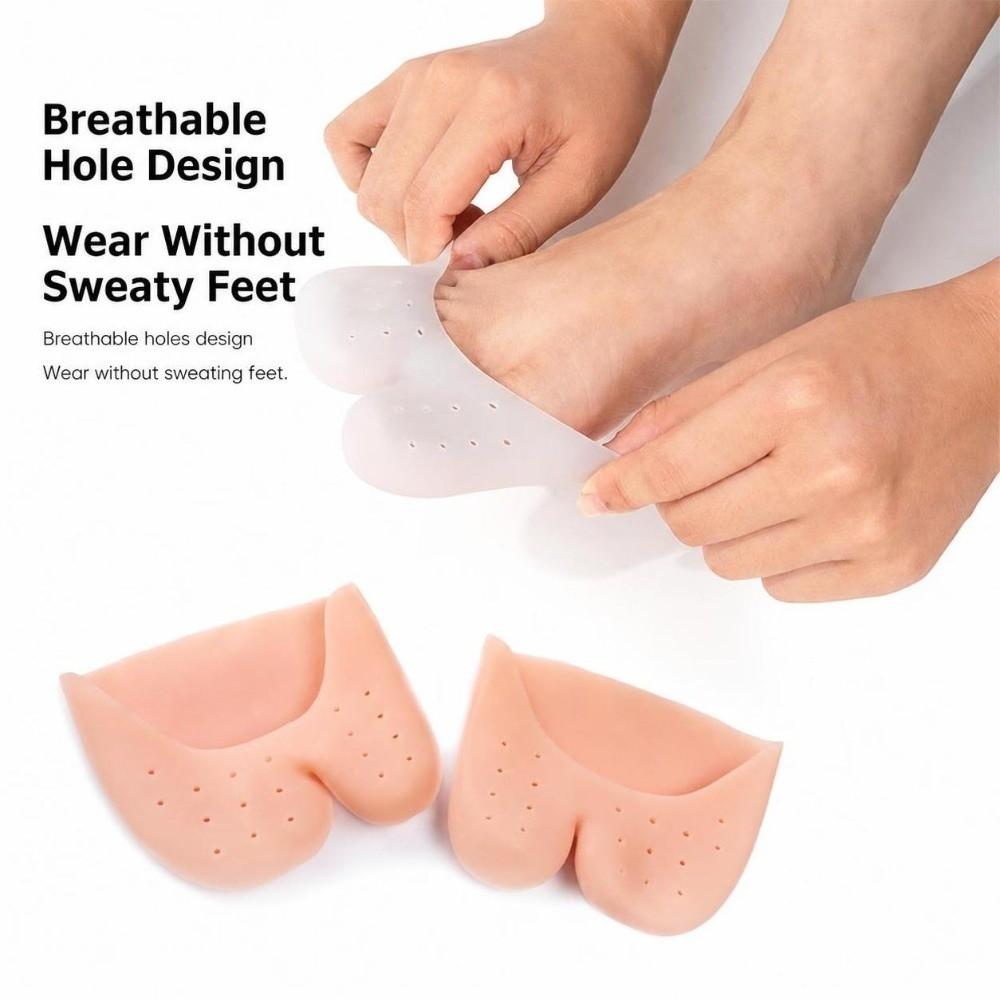 1 Pair Soft Toe Protector Sleeve Silicone Metatarsal Cushion  Pointed Toe Shoes