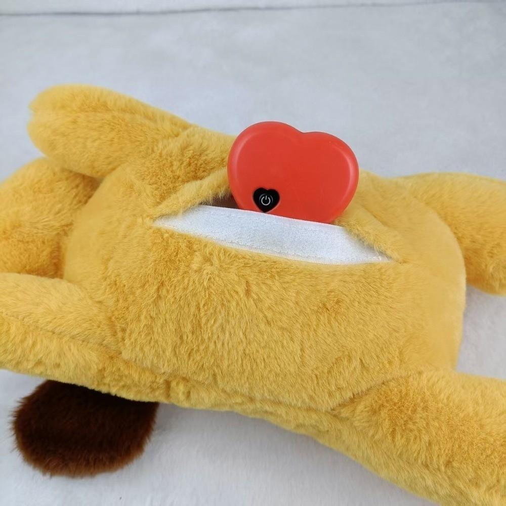 Aiuto per il Sonno Cane Sollievo Ansia Cuscino Peluche Morbido Battito Cardiaco Cucciolo Peluche Casa Sonno