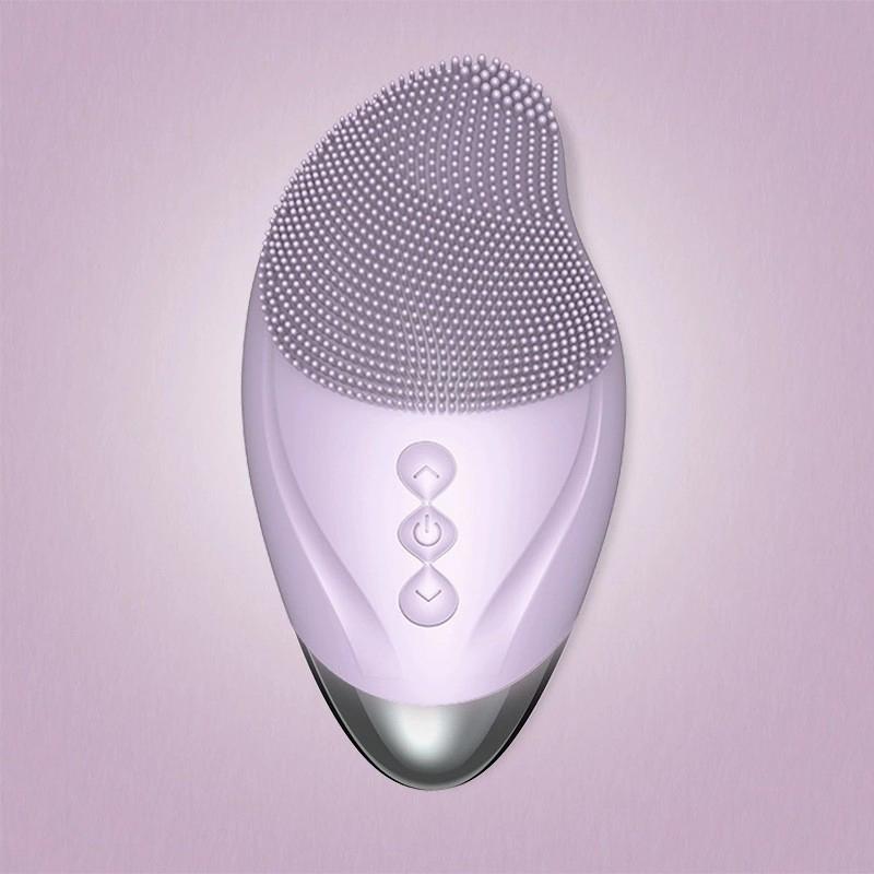 Electric Facial Cleansing Brush Ultrasonic Face Cleaner Cordless Design Waterproof Massager for Professional and Home Use