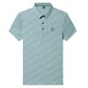 Polo Shirt Men'S Short Sleeve Casual Mens Letter Print Lapel T-Shirt