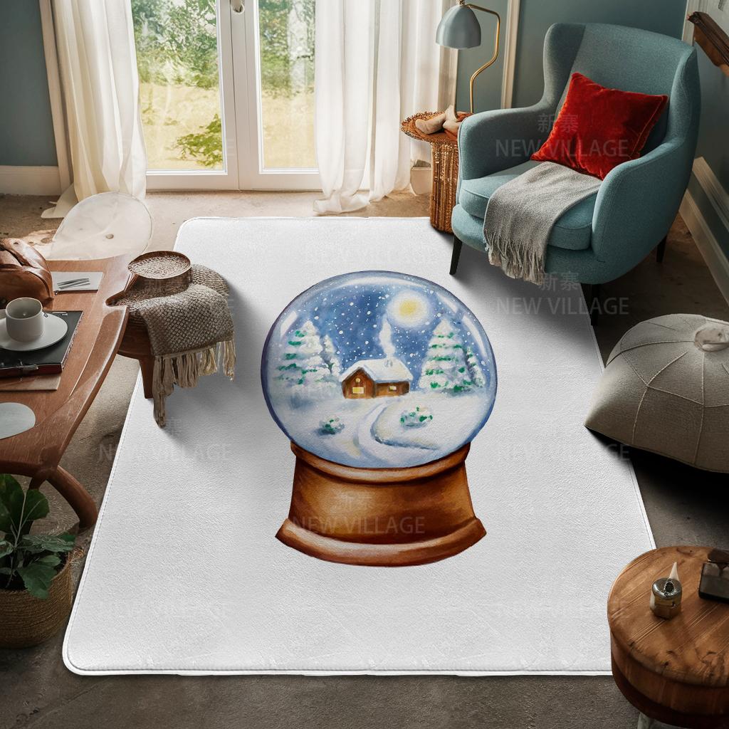 

Килимок перед вхідними дверима Домашній килимок для дверей Вітальня Ванна Кімната для ніг ванна протиковзкий водовбирний килимки для ванної Веселого Різдва зима 400mmx600mm