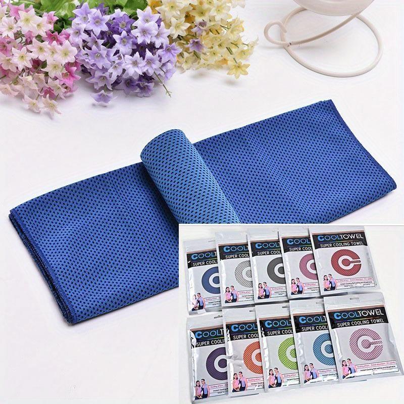 2 Pcs Serviette de Refroidissement, Serviettes de Sport en Microfibre Serviette de Fraicheur Instantanée pour Gym Yoga Cyclisme Randonnée Camping Course à Pied (Darkblue+Purple 2 Pcs Serviette de Refroidissement, Serviettes de Sport en Microfibre Serviette de Fraicheur Instantanée pour Gym Yoga Cyclisme Randonnée Camping Course à Pied (Darkblue+Purple