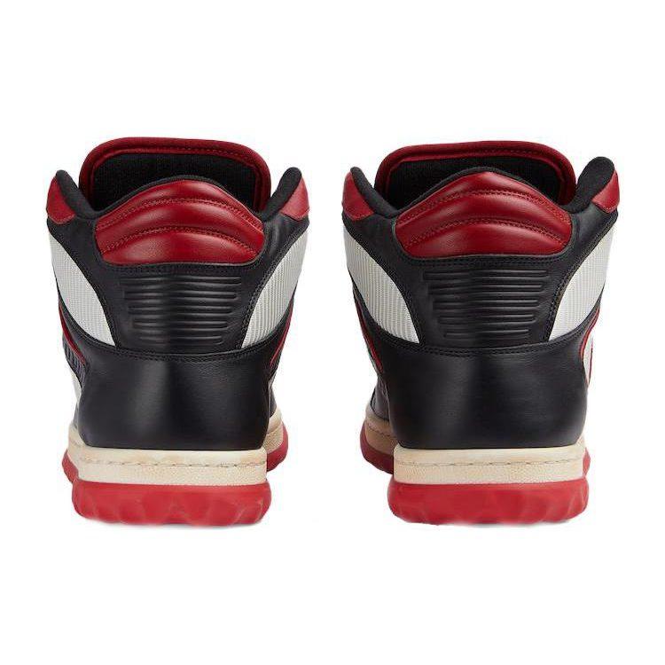 Gucci MAC80 High 'Black White Red' 762060 AACN5 1050