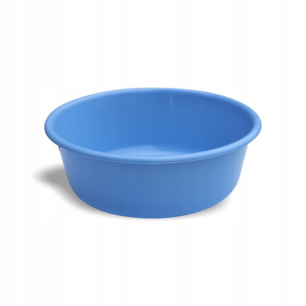 Round Plastic Bowl 6 L Light Blue