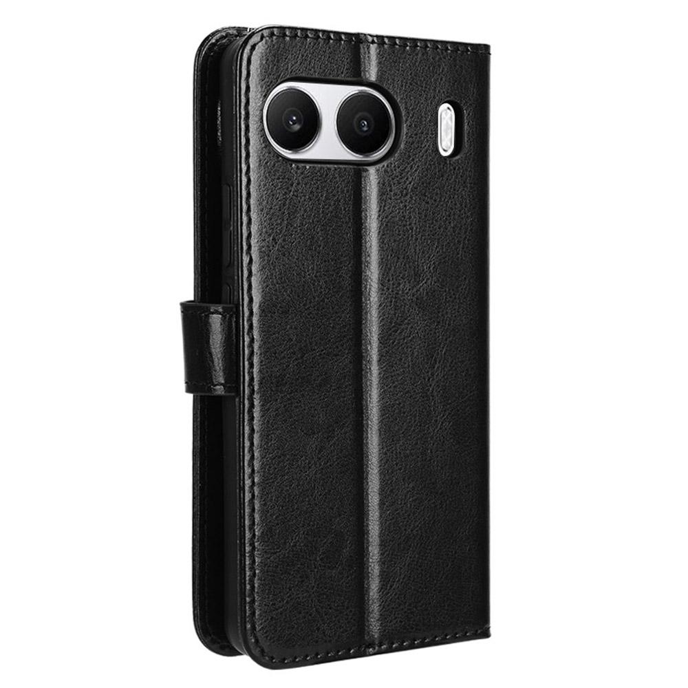 For OnePlus Nord 4 Case Crazy Horse Texture PU Leather Phone Wallet Cover