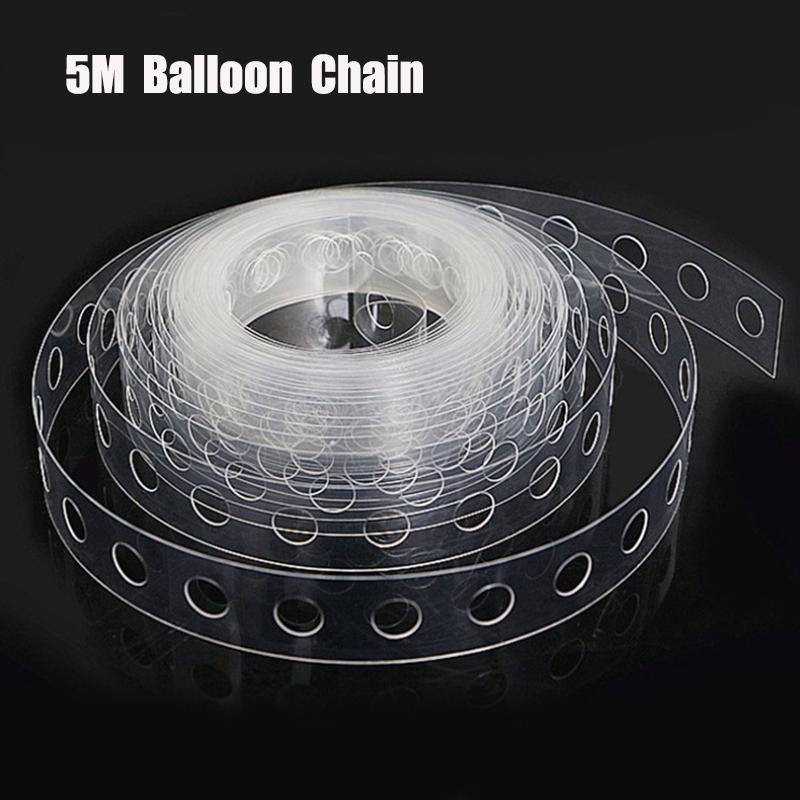 5M Balloon Accessories Party Balloon Chain Ribbon Glue Wedding Party Birthday Background Decor Balloon Arched Balloon Supplies