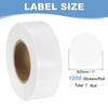 1000Pcs Colored Dot Stickers Color Coding Labels Blank Circle Stickers Adhesive Round Price Stickers for Office 12.7mm 19mm 25mm