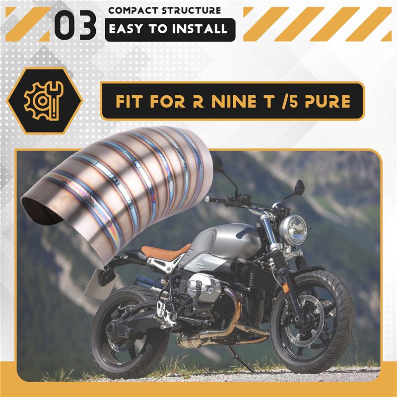

Decorative Cover For BMW RNINET Pure Racer Motorcycle Exhaust Accessories Urban Air Intake Protection Mounting