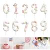 Unique Kids Birthday Cake Candle Decoration Colorful Wax Number for Party Celebration and Family Gatherings