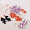 Multiple Styles Earring Combination Keychain Silicone Mold Epoxy Resin DIY Craft