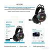 Wired Gaming Over-Ear Headphones with RGB Light, 3.5mm Jack, Noise Canceling Mic, 2M Cable, Immersive Sound for PS4 PS5 Xbox