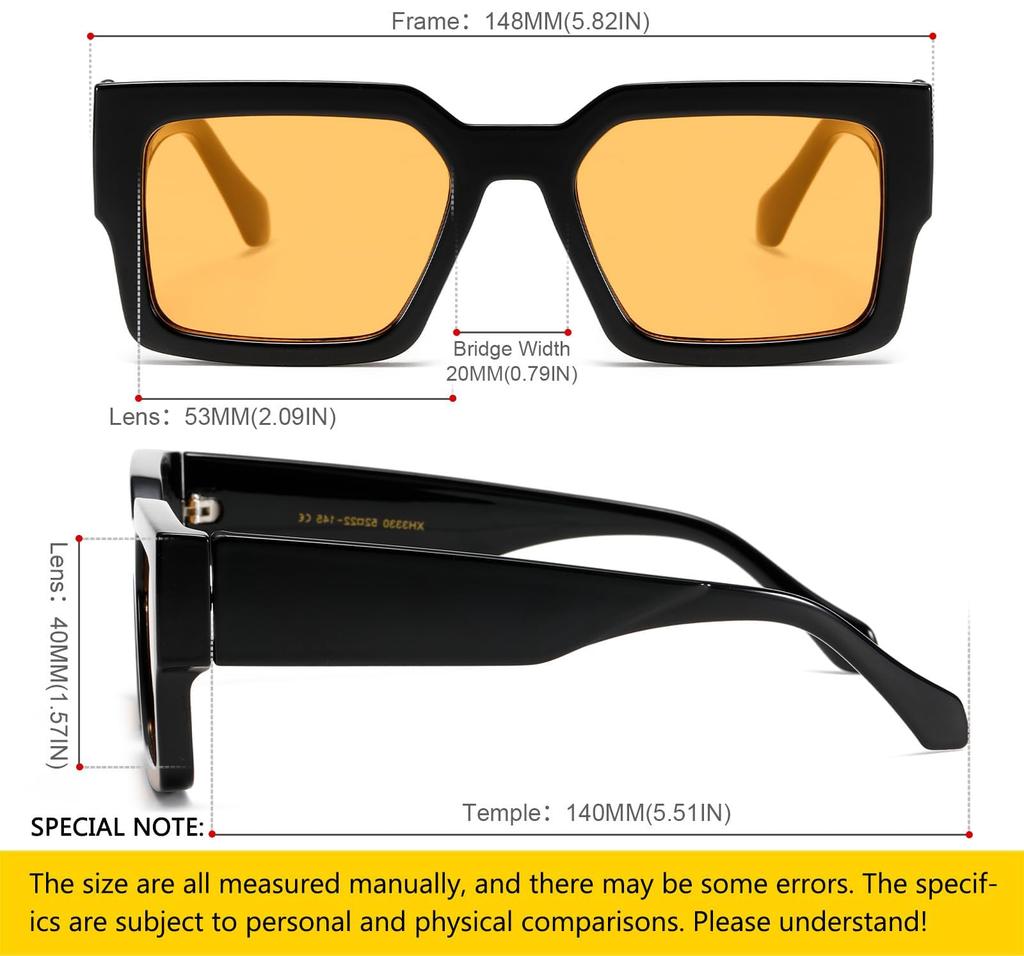 Retro Silné Obdélníkové Sluneční Brýle pro Muže a Úzké Čtvercové Černé Kravaty Styl 90. let [SHEEN KELLY] Ženy, Obroučky,