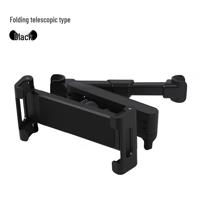 Universal Car Headrest Mount: Multi-functional, Retractable Phone & Tablet Holder
