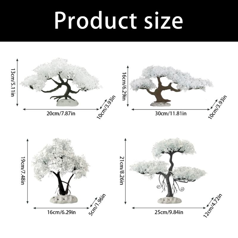 Artificial Water Plant Pine Tree For Aquarium Decoration Underwater Landscape Easy Maintenances Fishtanks Ornament