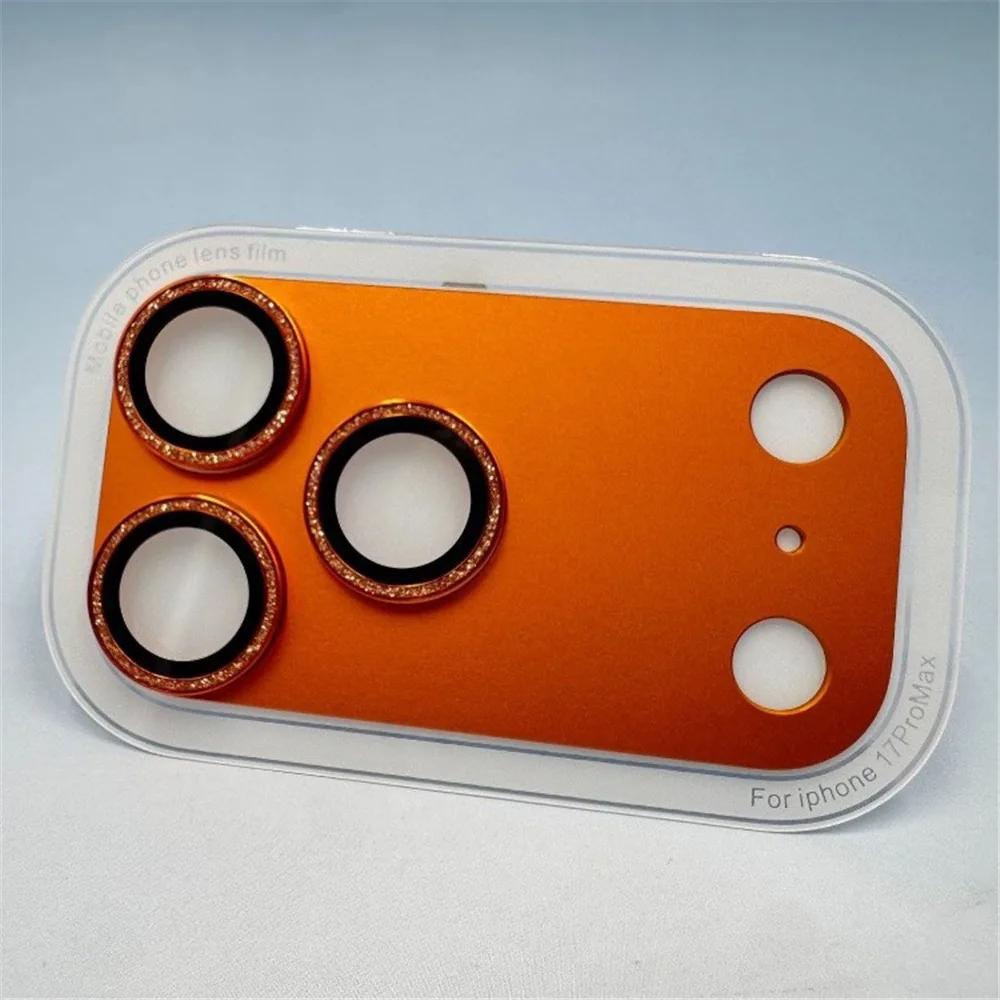 Corning Glass Camera Lens Glass Cover Aluminum Base Fall-resistant AR Camera Lens Protector Back Camera Glass for iP17 Pro