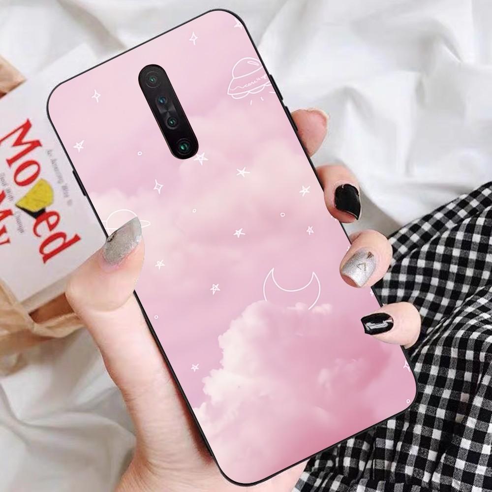 Sweet Sky Pink Cloud Phone Case For Redmi 5 6 7 8 9 10 Plus Pro 6 7 8 9 A GO K20 K30 K40 Pro Plus F3 Fundas