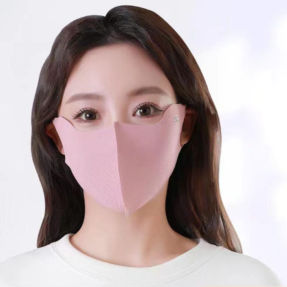 Breathable Ice Silk Mask Traceless Anti-sun Mask Hot Sale Sunscreen Mask  Four Seasons