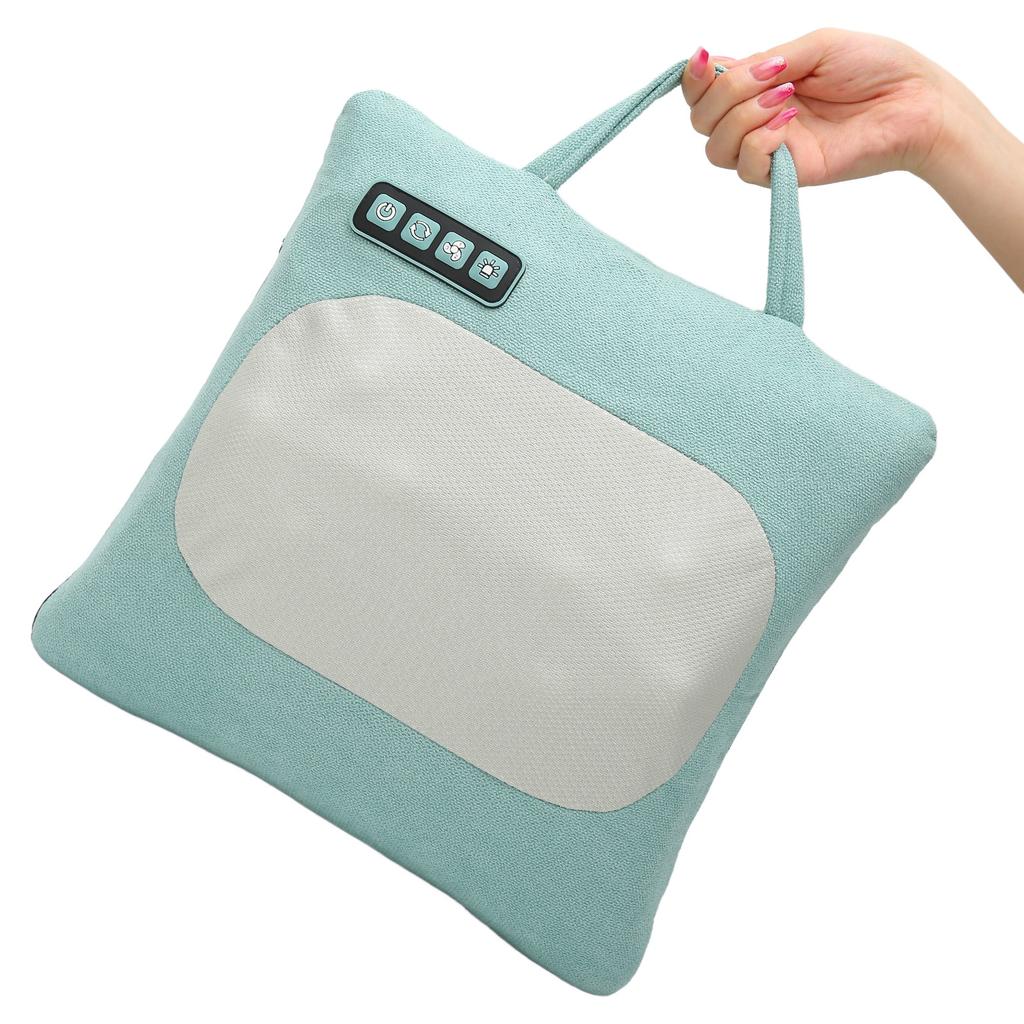 Neck Waist Massage Pillow 3 Modes Hot Compress Vibration Electrical Cervical Shoulder Massage Cushion